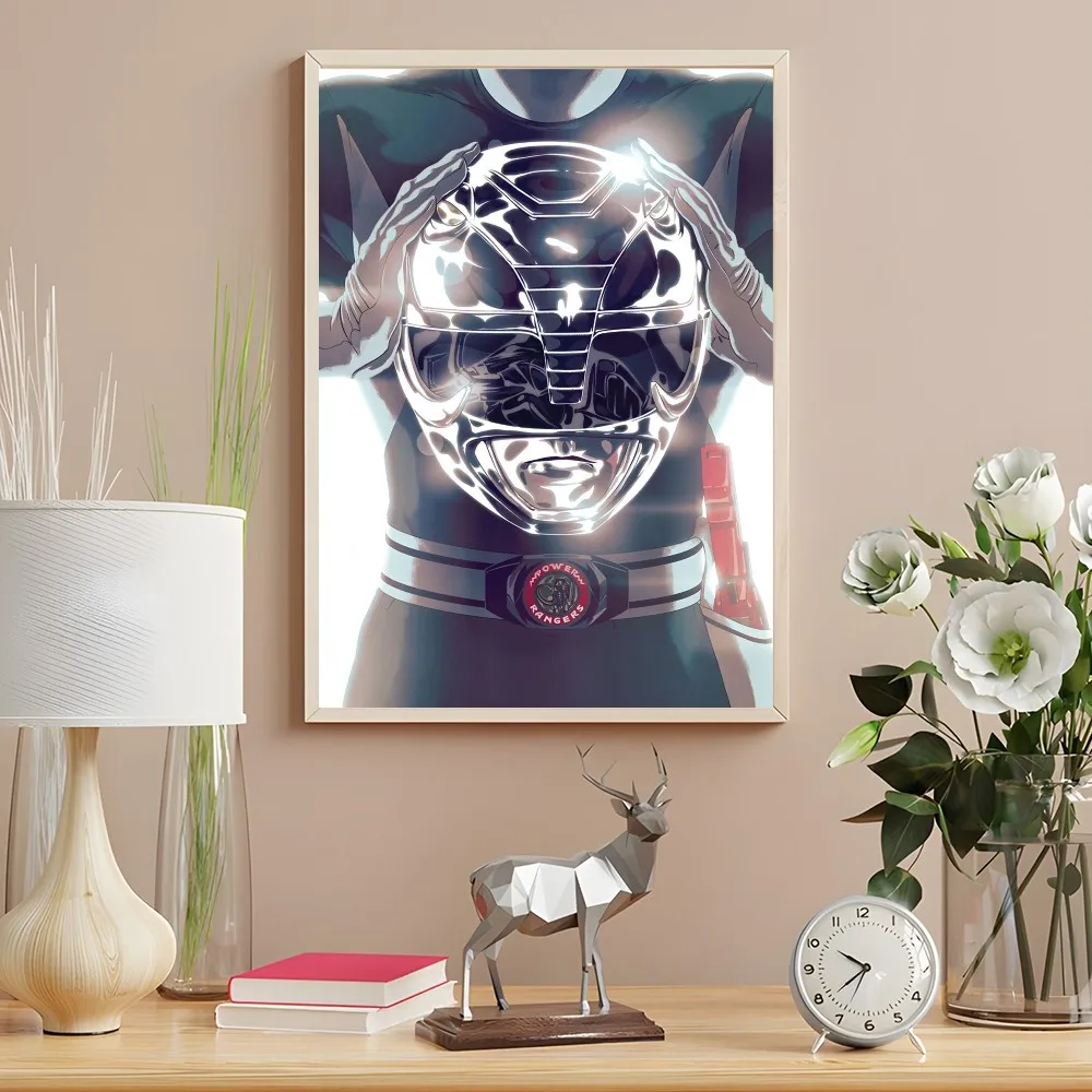New Black Ranger Mighty Morphin Power Rangers Wall Art