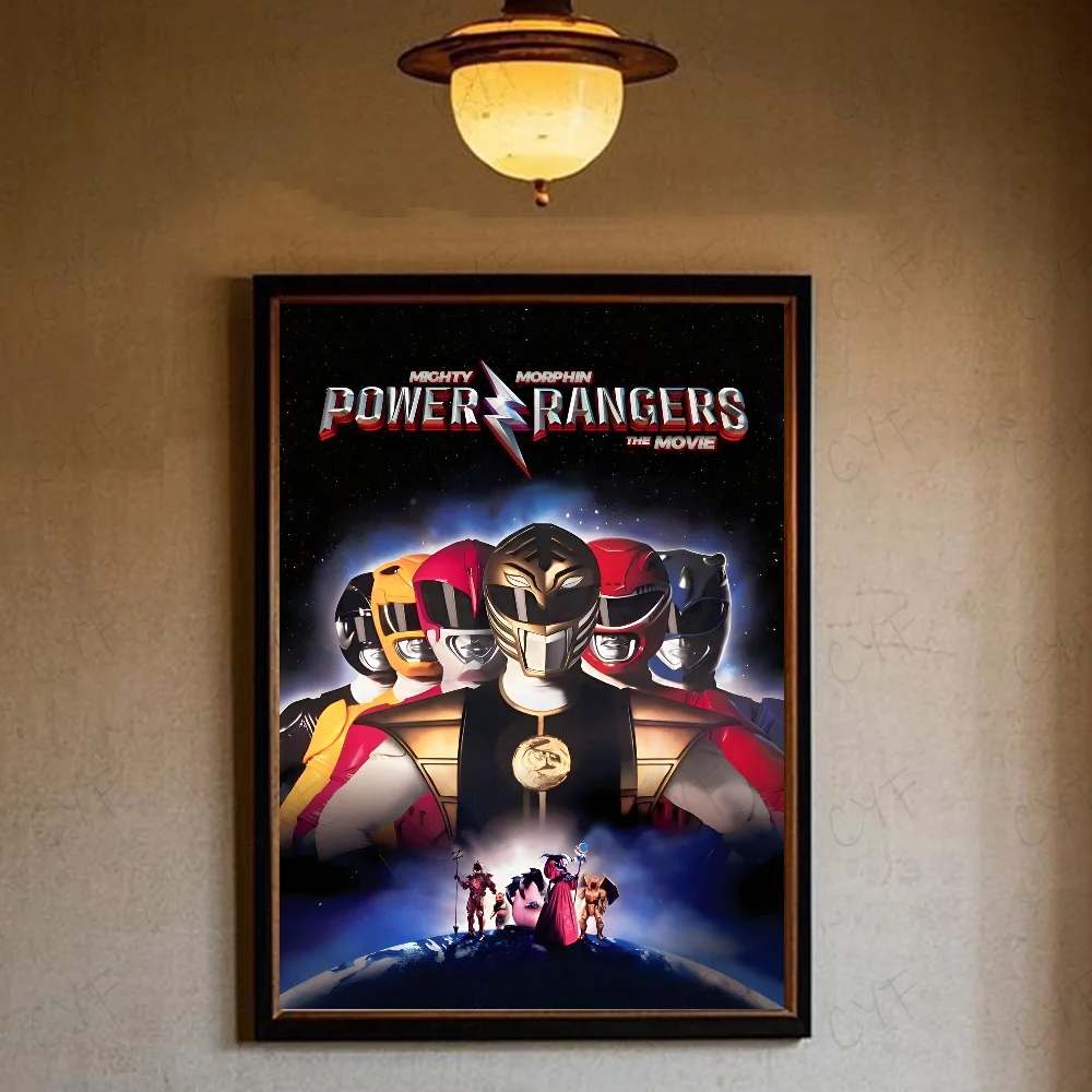 Unique Mighty Morphin Power Rangers Movie Wall Art