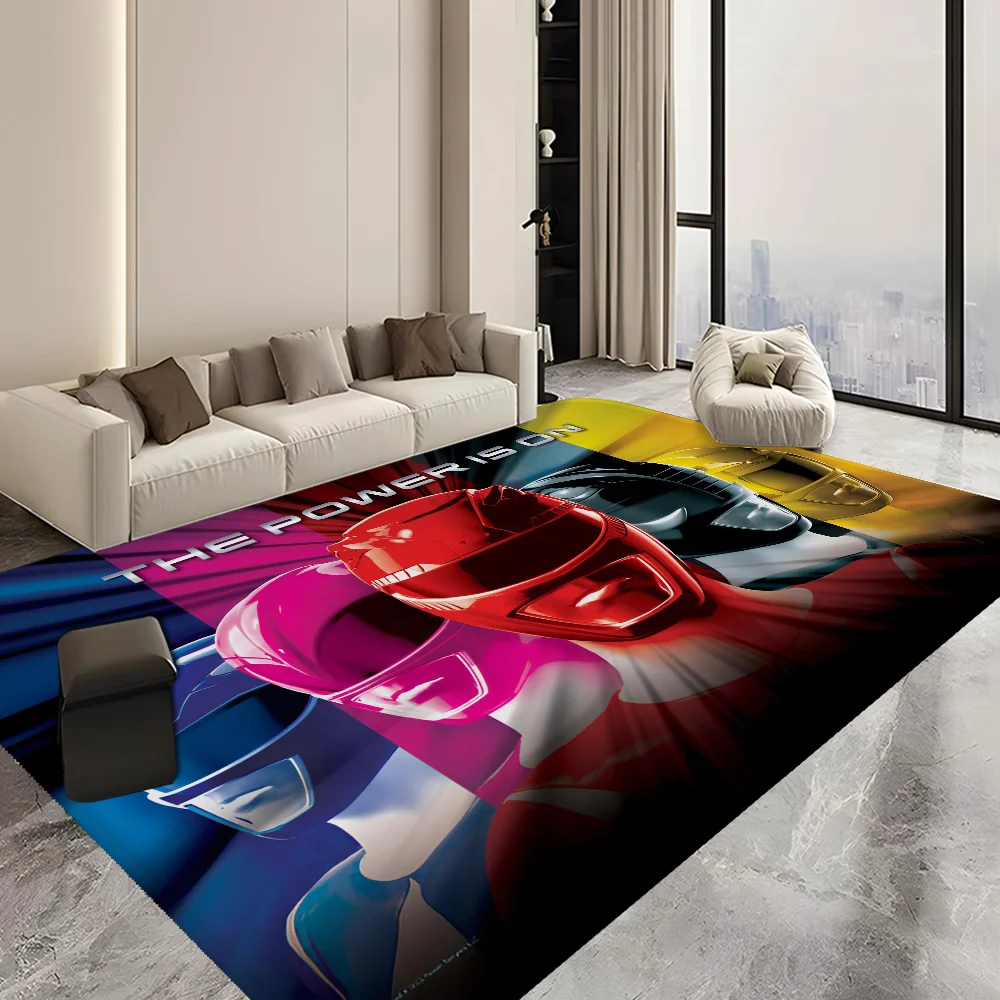 Mighty Morphin The  Power Rangers Rug