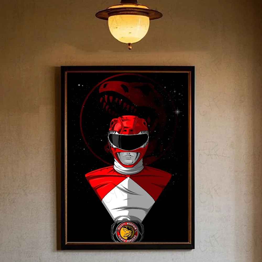 Movie Mighty Morphin Power Rangers Red Ranger Wall Art