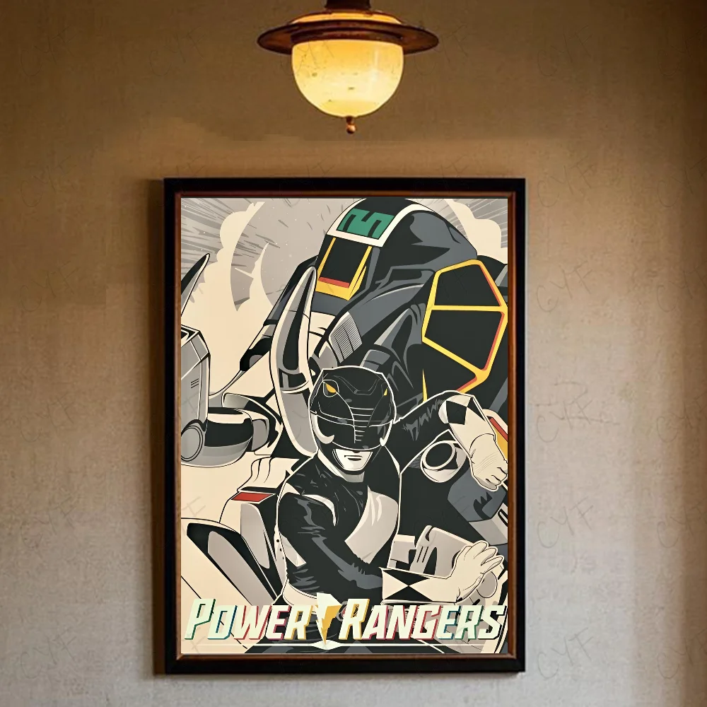 Power Movie Black Ranger  Wall Art