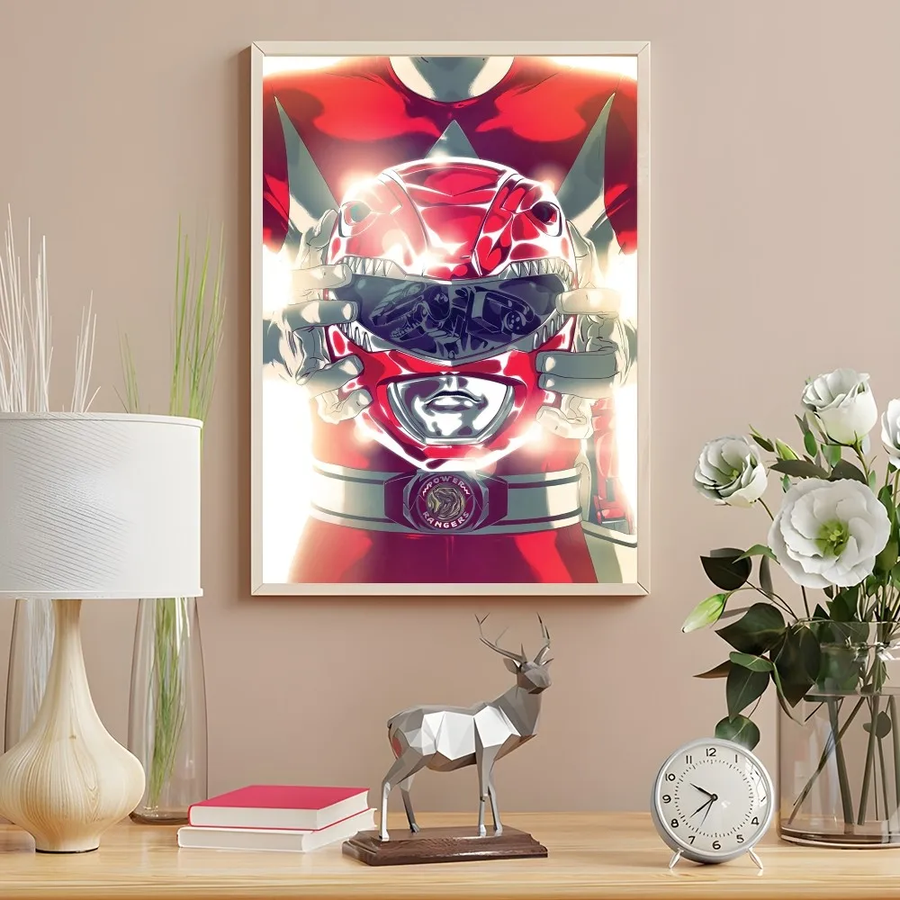 New Red Ranger Mighty Morphin Power Rangers Wall Art