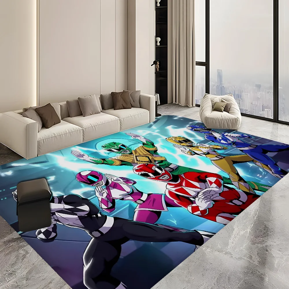 Mighty Morphin Power Rangers Colorful Rug