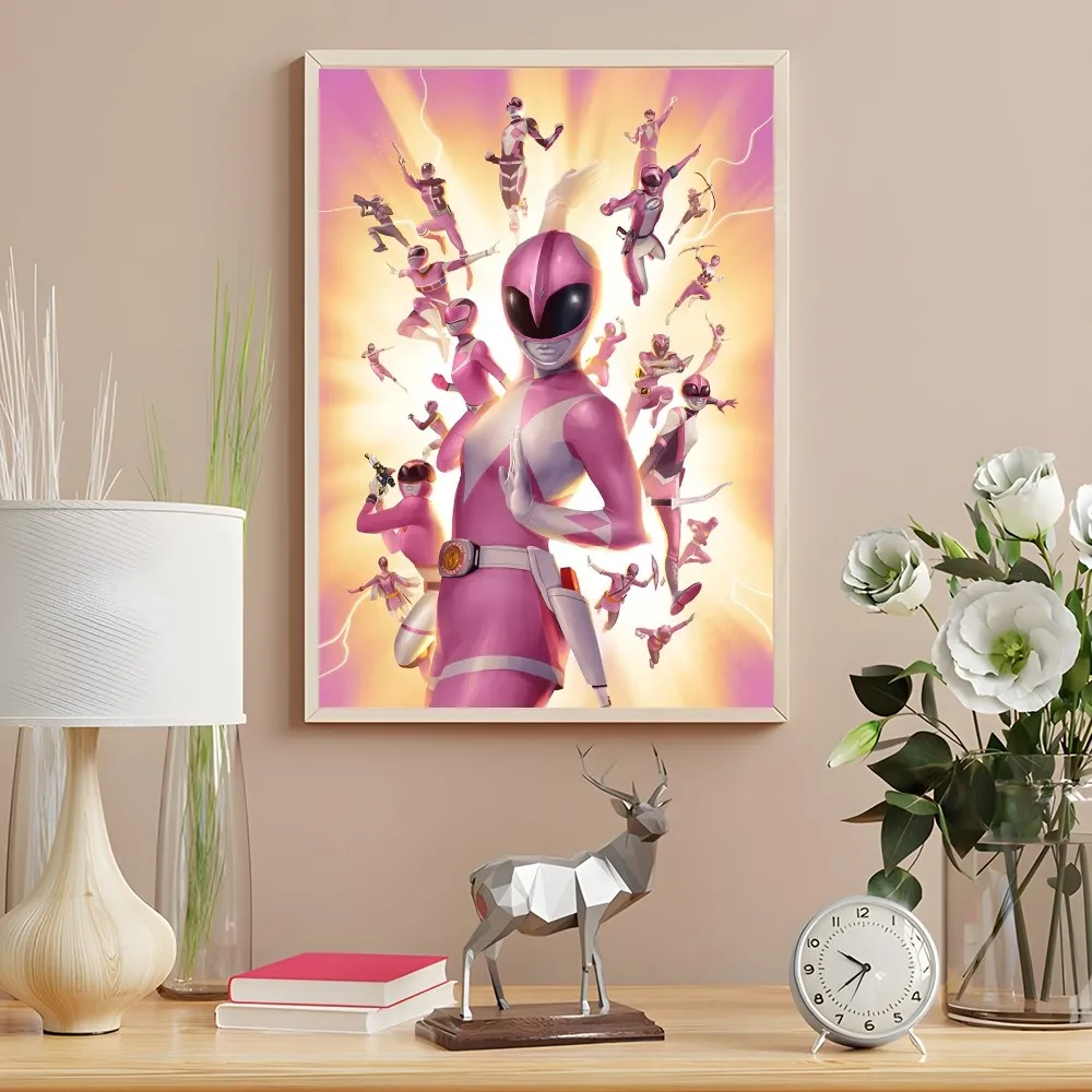 Pink Ranger Mighty Morphin Power Rangers Wall Art
