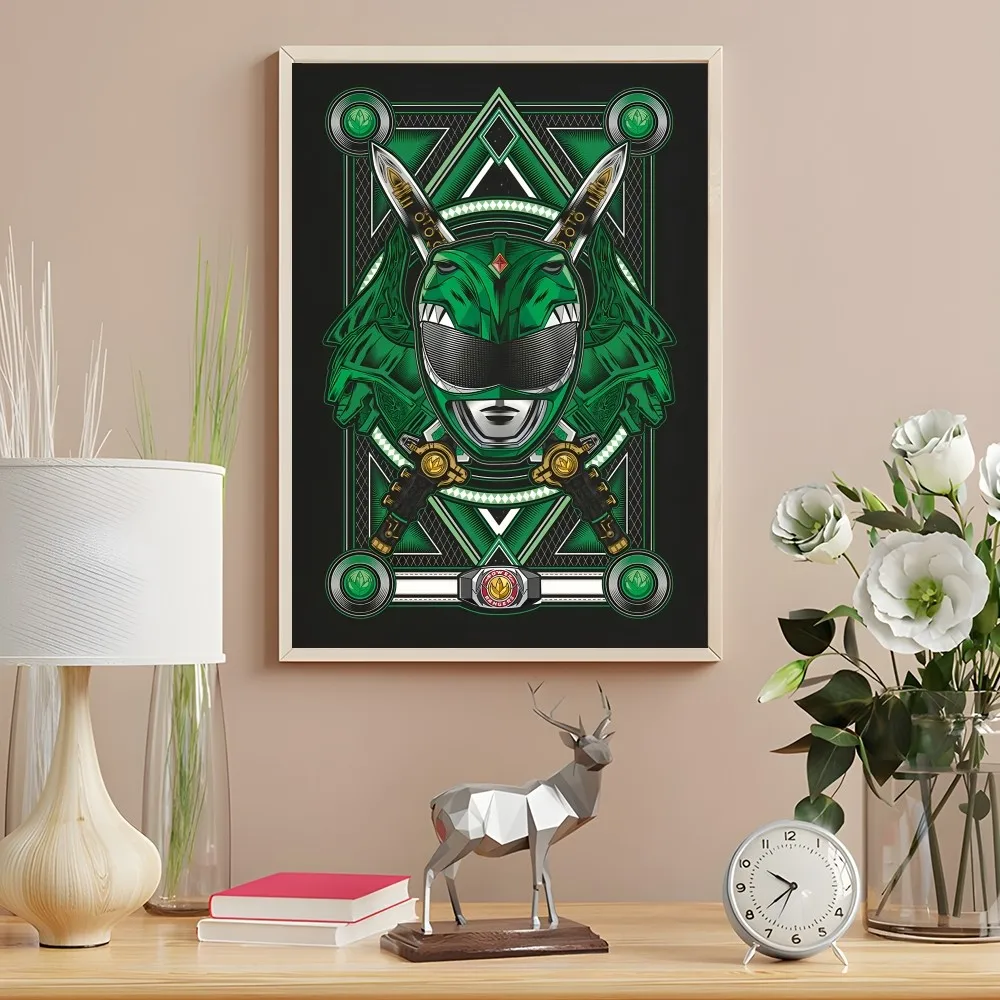 Power Rangers Green Ranger Card Wall Art