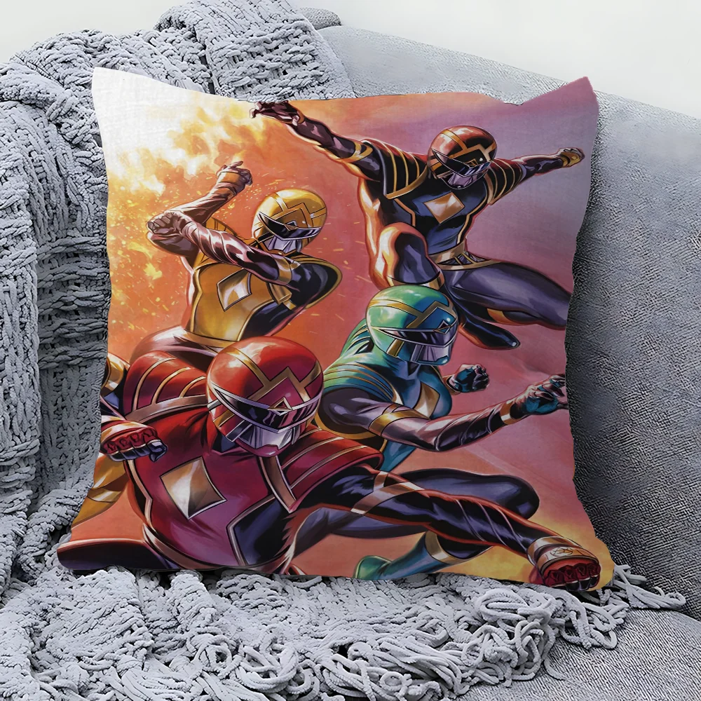 MMPR Power Rangers Classic  Throw Pillow