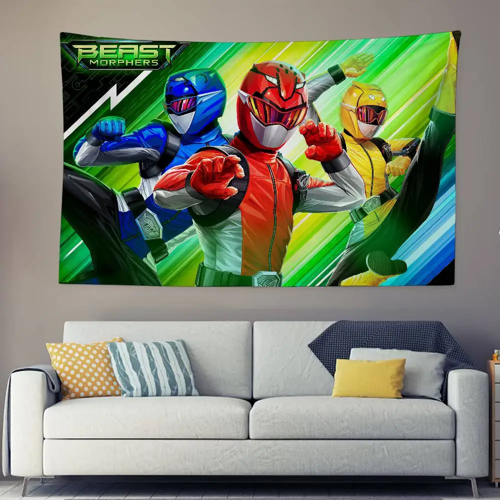 Beast Morphers Power Rangers Pose  Tapestry