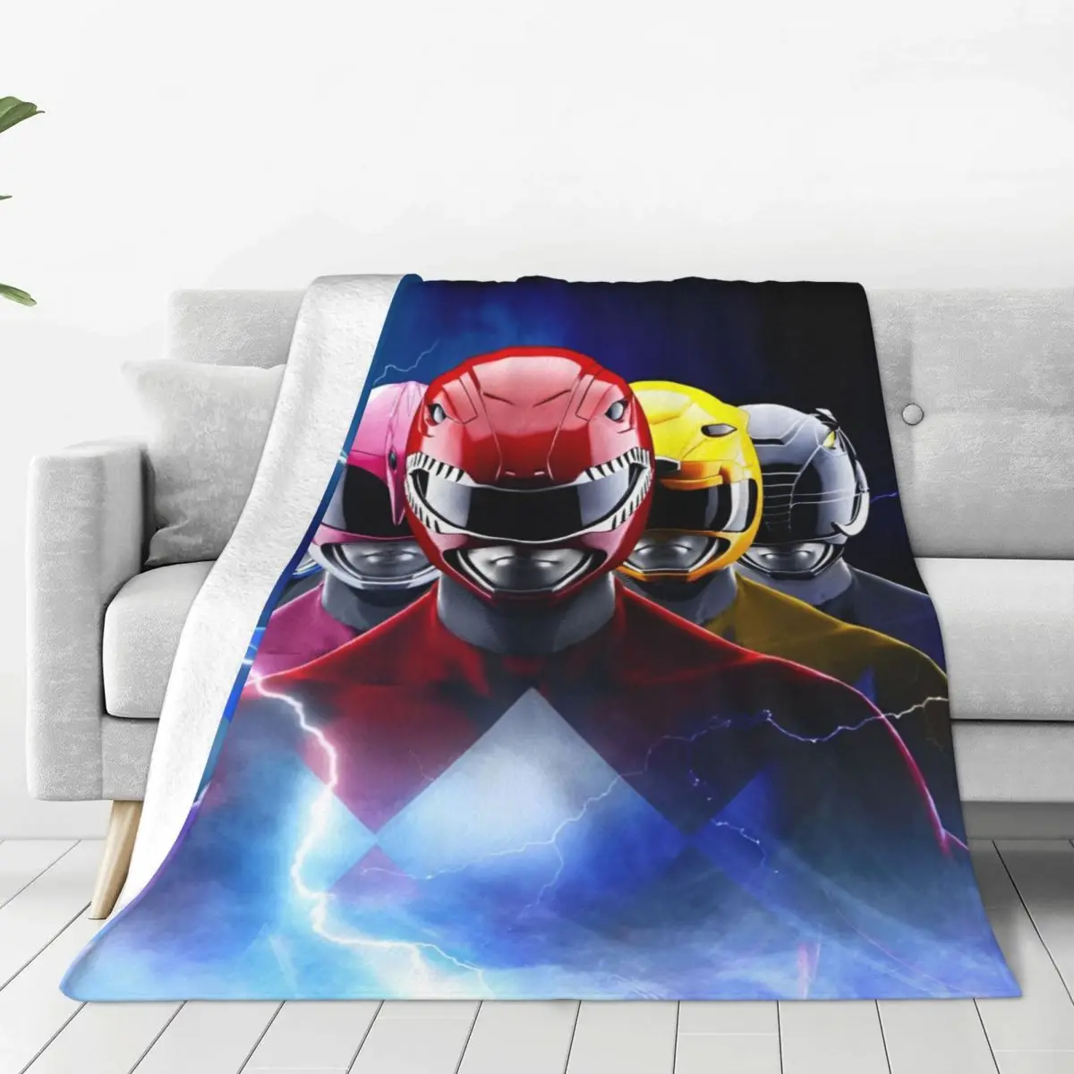 Mighty Morphin Cartoon Unique Design Blanket