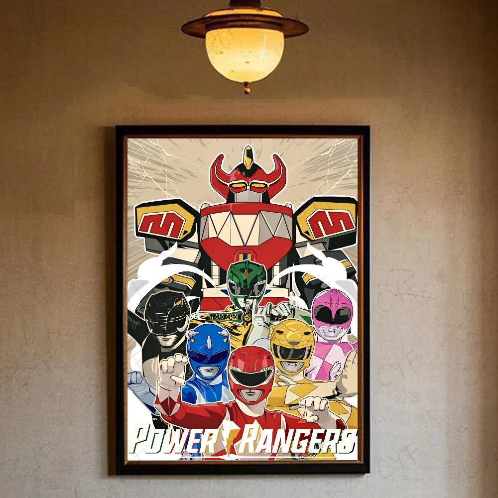 Hot Mighty Morphin Power Rangers Movie Wall Art