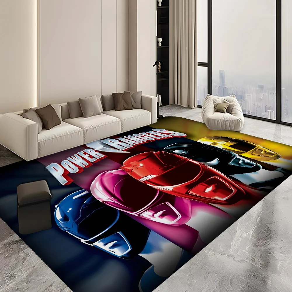 Mighty Morphin Power Rangers Face Rug