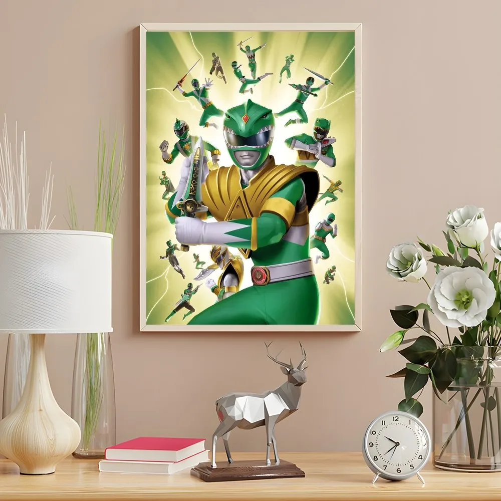 New Green Ranger Mighty Morphin Power Rangers Wall Art