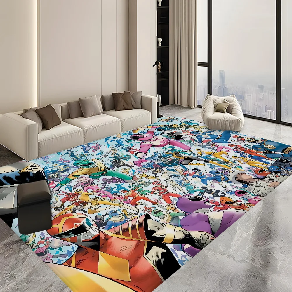 Mighty Morphin Power Rangers Funny  Rug