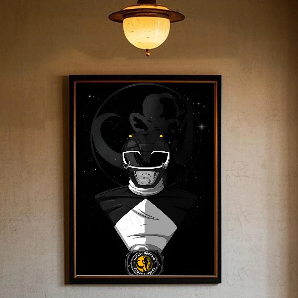 Movie Mighty Morphin Power Rangers Black Ranger Wall Art