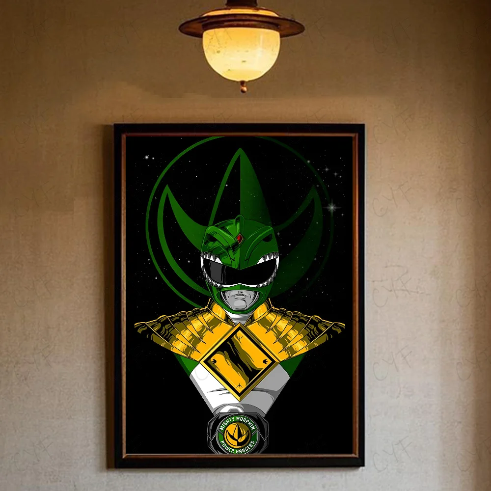 Movie Mighty Morphin Power Rangers Green Ranger Wall Art