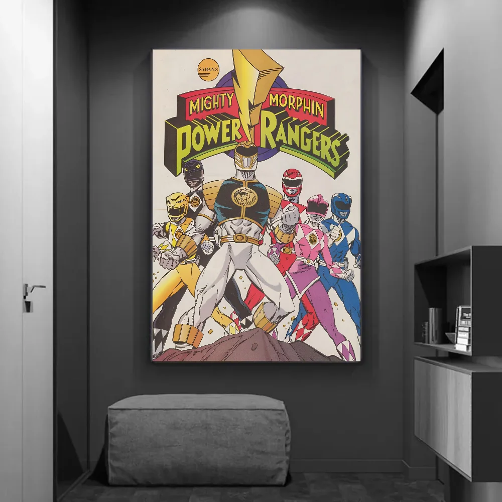 Power Rangers Retro Wall Art