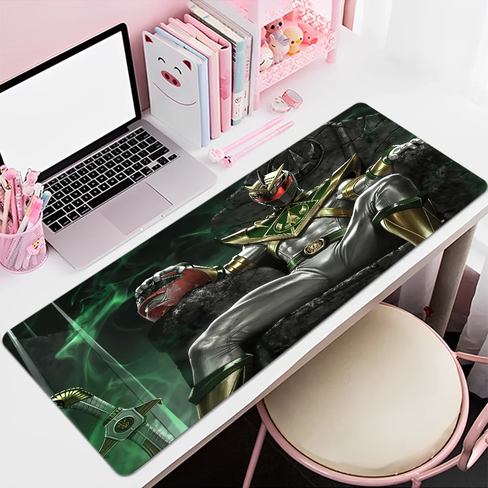 Power Rangers White Ranger Large Mousepad