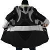 Silver Psycho Rangers AOP Hooded Cloak Coat NO HOOD Mockup - Power Rangers Store