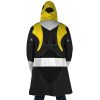 Yellow Psycho Rangers AOP Hooded Cloak Coat BACK Mockup - Power Rangers Store