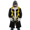 Yellow Psycho Rangers AOP Hooded Cloak Coat FRONT Mockup - Power Rangers Store