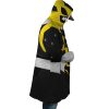 Yellow Psycho Rangers AOP Hooded Cloak Coat RIGHT Mockup - Power Rangers Store