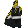 Yellow Psycho Rangers AOP Hooded Cloak Coat SIDE Mockup - Power Rangers Store