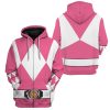 cosplay pink power ranger custom t shirts hoodies apparel h01025 3d custom fleece hoodies 118260 - Power Rangers Store