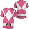 cosplay pink power ranger custom t shirts hoodies apparel h01025 3d custom fleece hoodies 419990 - Power Rangers Store
