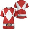 cosplay red power ranger custom t shirts hoodies apparel hd qm0102201 3d custom fleece hoodies 174057 - Power Rangers Store