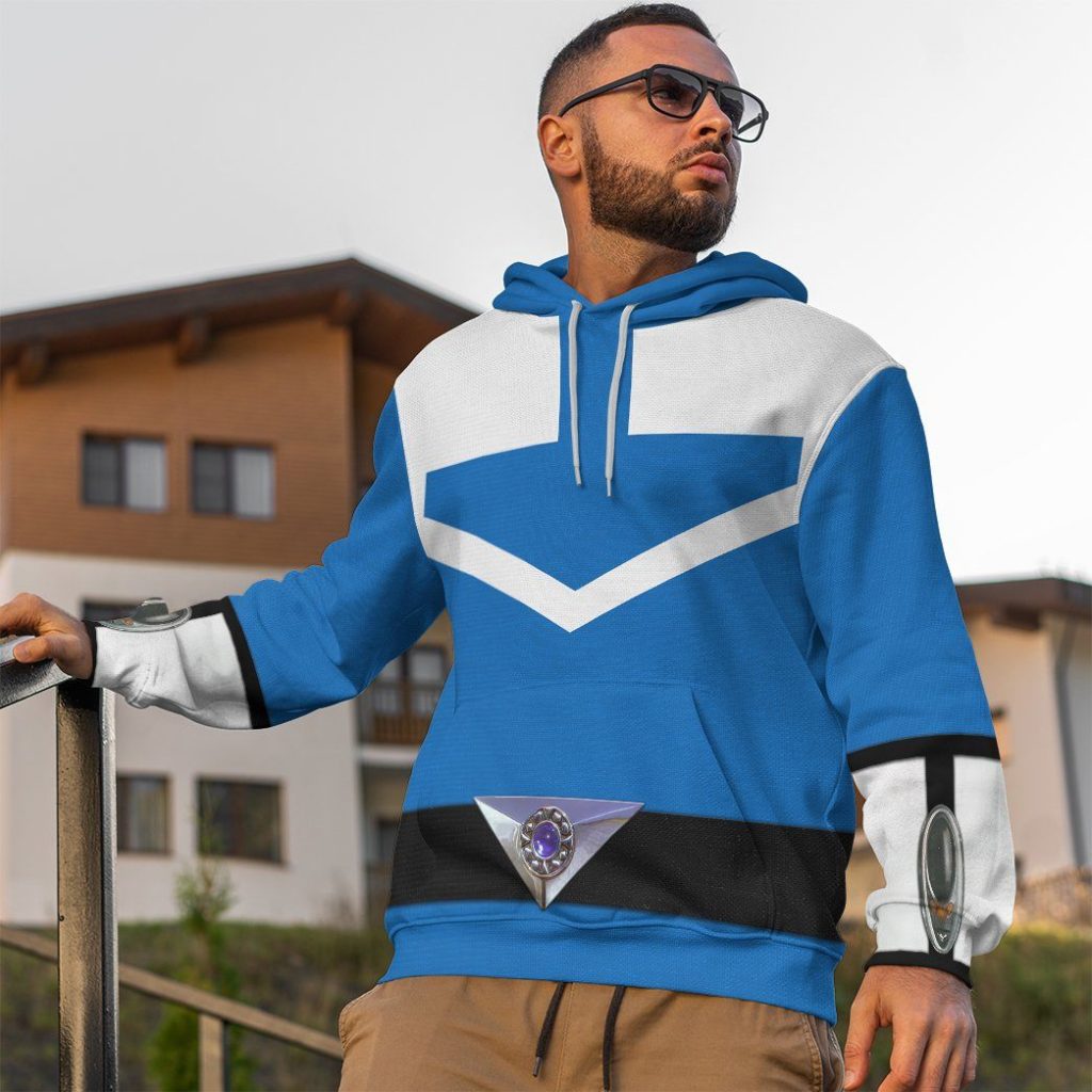 3D Blue Power Rangers Time Force  Apparel - Image 8