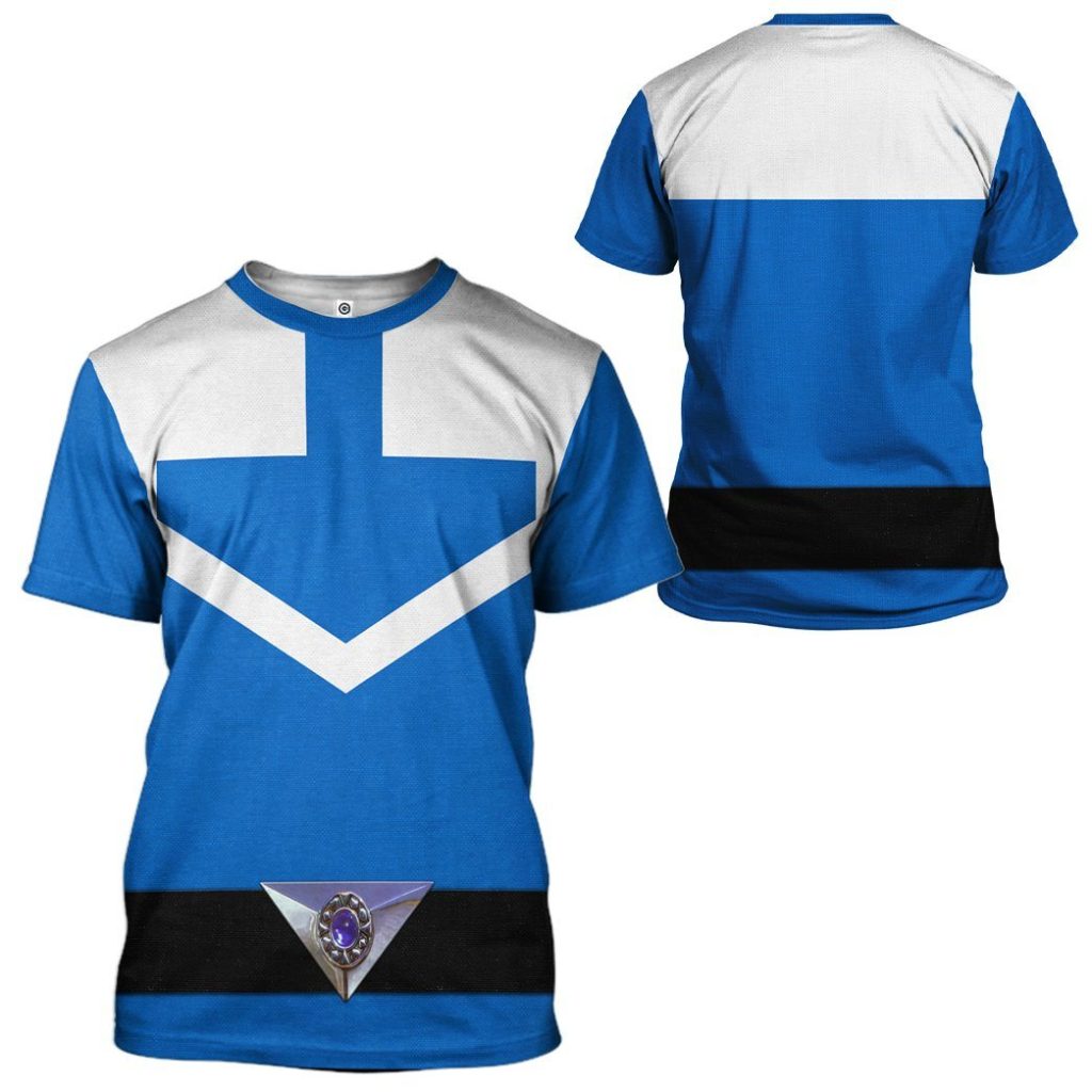 3D Blue Power Rangers Time Force  Apparel - Image 3