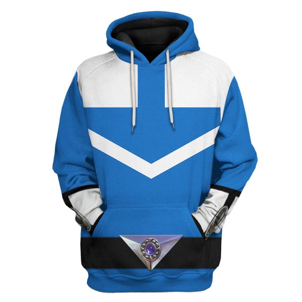 3D Blue Power Rangers Time Force  Apparel - Image 4