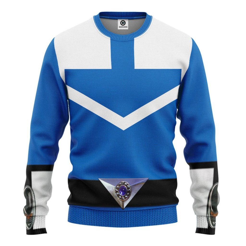 3D Blue Power Rangers Time Force  Apparel - Image 5