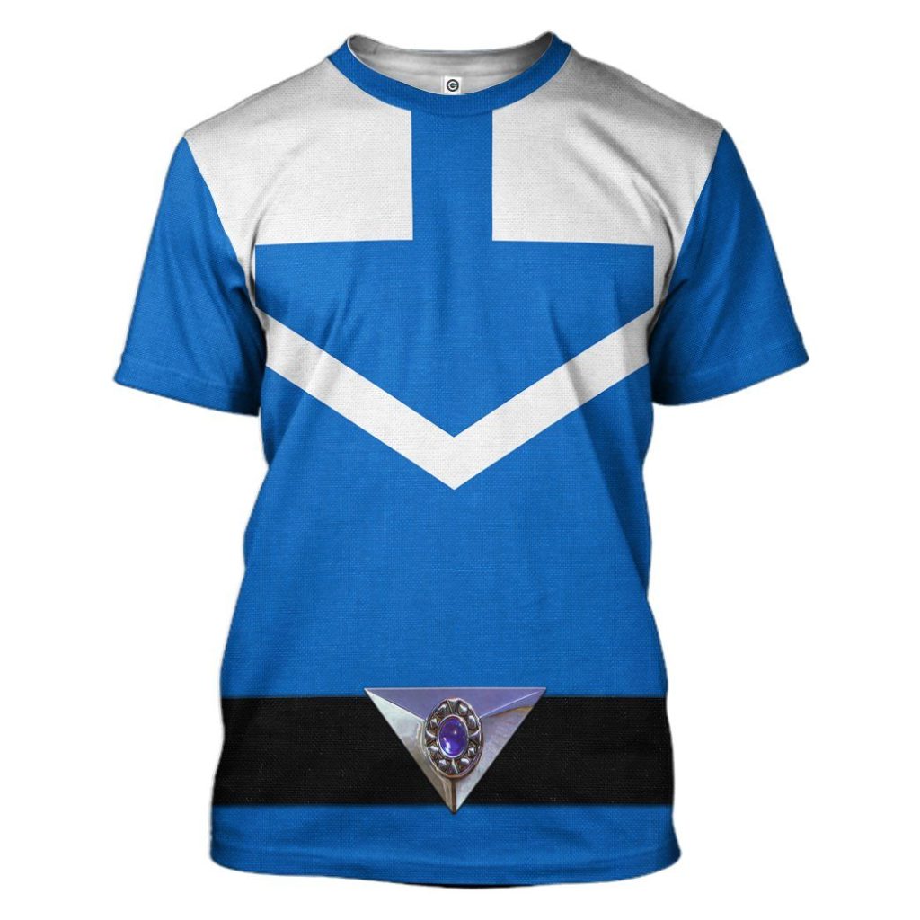3D Blue Power Rangers Time Force  Apparel - Image 6