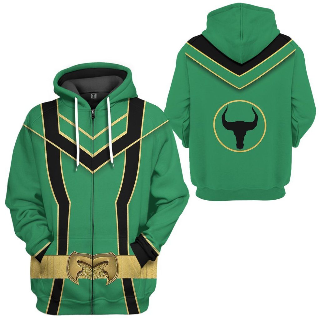 3D Green Power Rangers Mystic Force  Apparel - Image 6