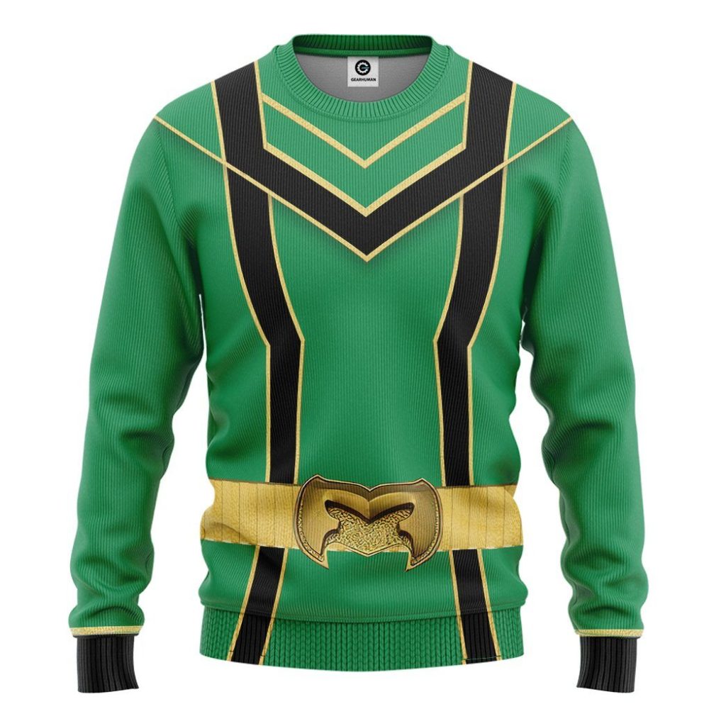 3D Green Power Rangers Mystic Force  Apparel - Image 2