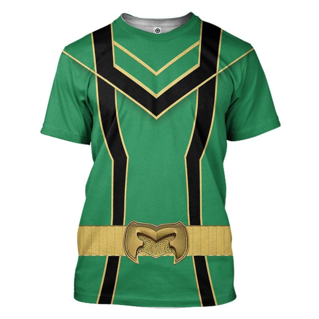 3D Green Power Rangers Mystic Force  Apparel - Image 3