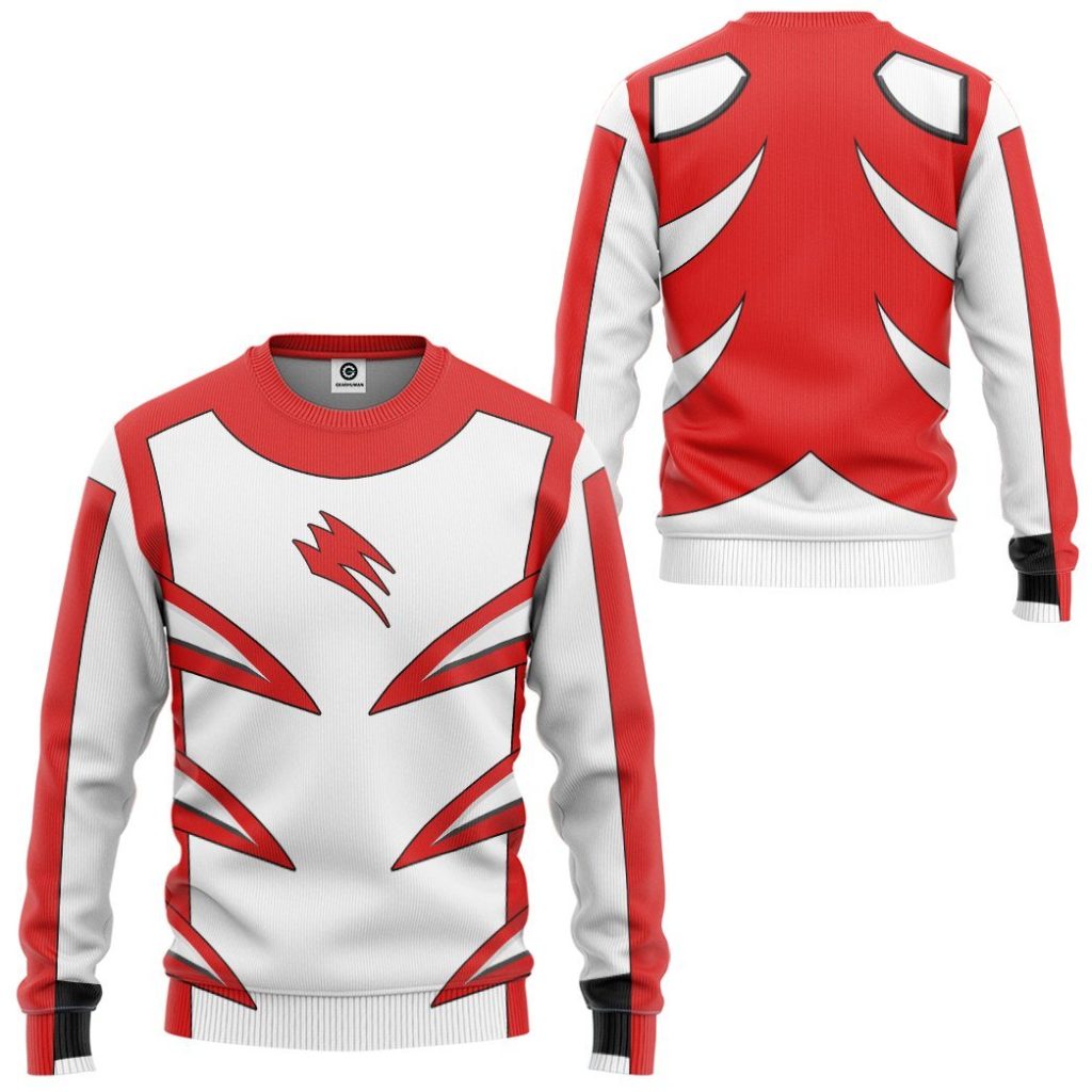 3D Jungle Fury Red Master Mode Power Ranger  Apparel - Image 2