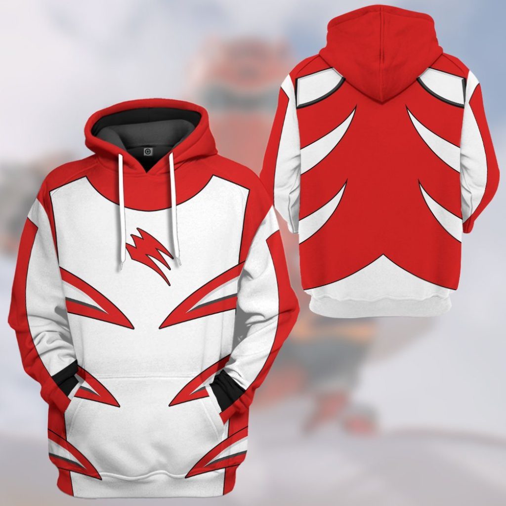 3D Jungle Fury Red Master Mode Power Ranger  Apparel - Image 11