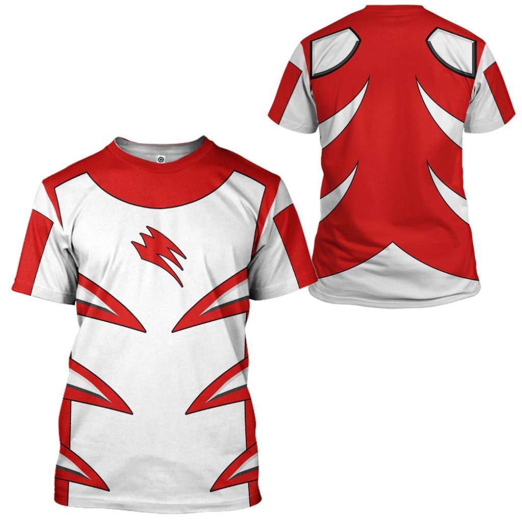 3D Jungle Fury Red Master Mode Power Ranger  Apparel - Image 3