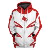 gearhuman 3d jungle fury red master mode power ranger tshirt hoodie apparel gb190119 3d apparel zip hoodie s 652496 - Power Rangers Store