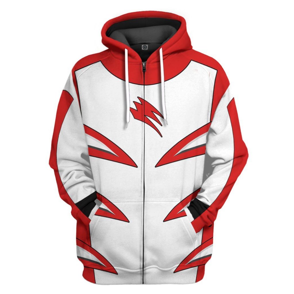3D Jungle Fury Red Master Mode Power Ranger  Apparel - Image 8