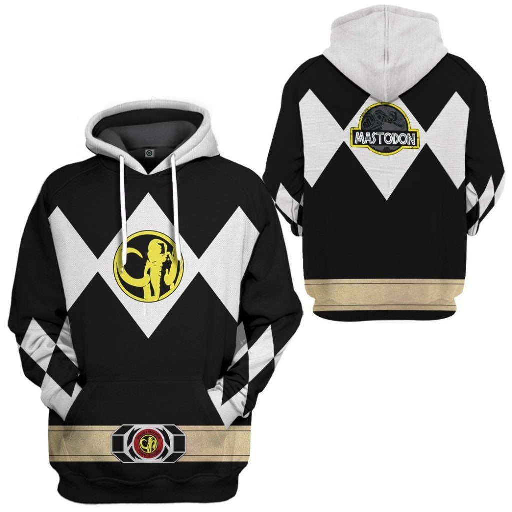 3D Mighty Morphin Power Ranger Black  Apparel