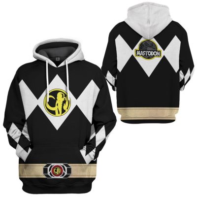 3D Mighty Morphin Power Ranger Black  Apparel