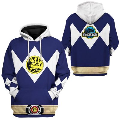 3D Mighty Morphin Power Ranger Blue  Apparel