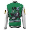 gearhuman 3d mighty morphin power ranger green custom name baseball jacket gk200110 baseball jacket 400511 - Power Rangers Store