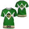 gearhuman 3d mighty morphin power ranger green tshirt hoodie apparel gk190112 3d apparel 778818 - Power Rangers Store