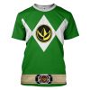 gearhuman 3d mighty morphin power ranger green tshirt hoodie apparel gk190112 3d apparel t shirt s 469234 - Power Rangers Store