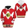 gearhuman 3d mighty morphin power ranger red tshirt hoodie apparel gk190110 3d apparel 623353 - Power Rangers Store