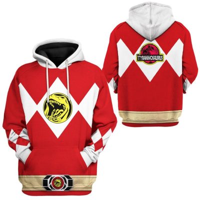 3D Mighty Morphin Power Ranger Red  Apparel