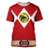 gearhuman 3d mighty morphin power ranger red tshirt hoodie apparel gk190110 3d apparel t shirt s 189677 - Power Rangers Store